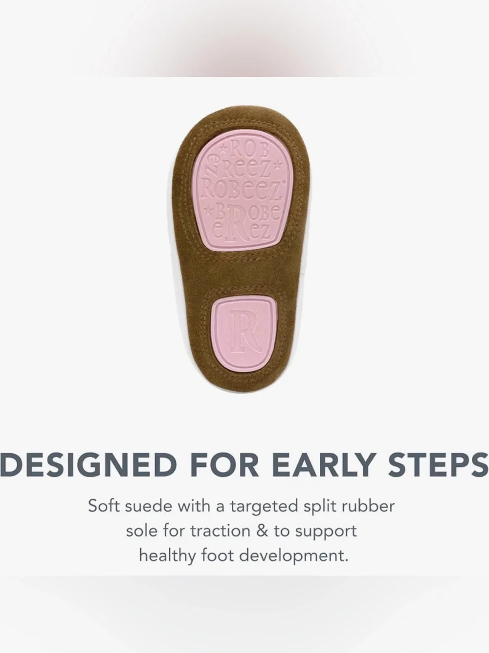 NEW Robeez First Kicks Baby Girl Sneakers in Eliza Pink Size 12-18 months